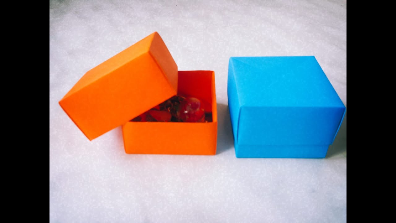 Kağıttan Çok Kolay Kutu  (Boxes) Yapımı -Origami 21